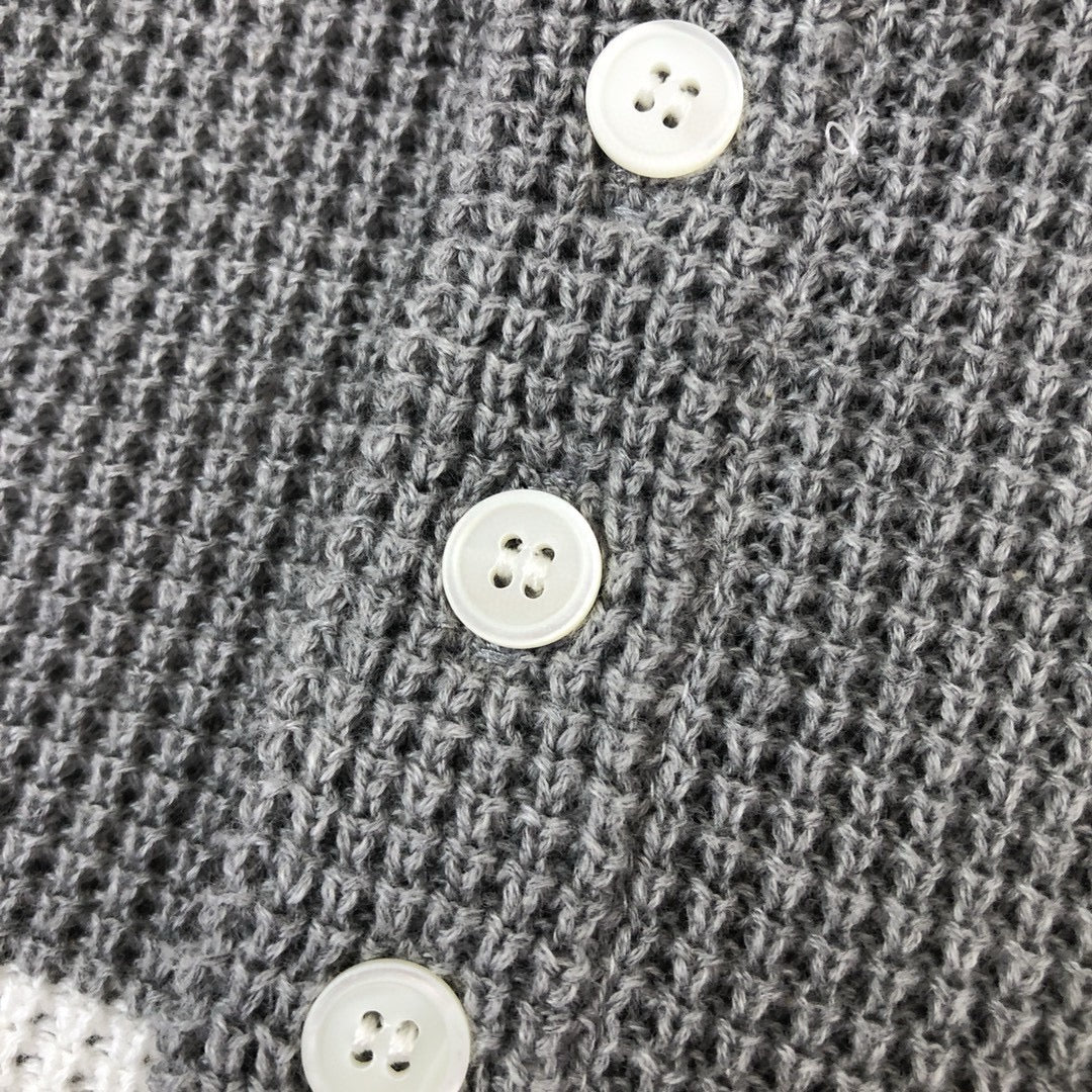 Striped Knit Polo Shirt - Men's