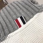 Striped Knit Polo Shirt - Men's