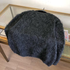 Grey Mohair Graphic Crewneck - Men's