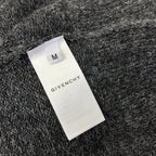 Grey Mohair Graphic Crewneck - Men's