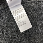 Grey Mohair Graphic Crewneck - Men's
