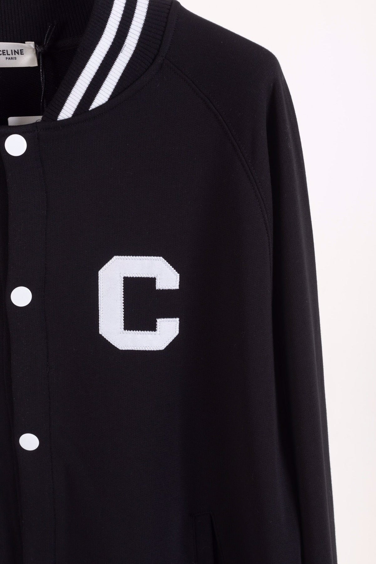 Navy Wool Letter Cardigan - Men's