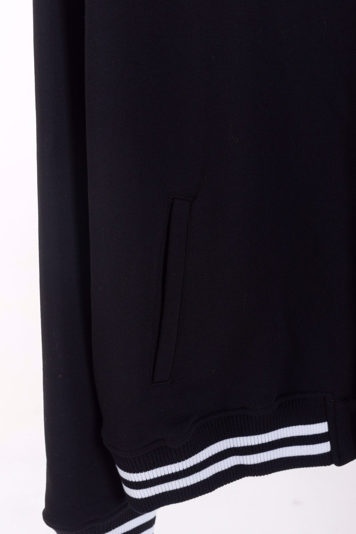 Navy Wool Letter Cardigan - Men's