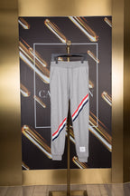 Navy Cotton Striped Straight - Men's