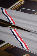 Navy Cotton Striped Straight - Men's