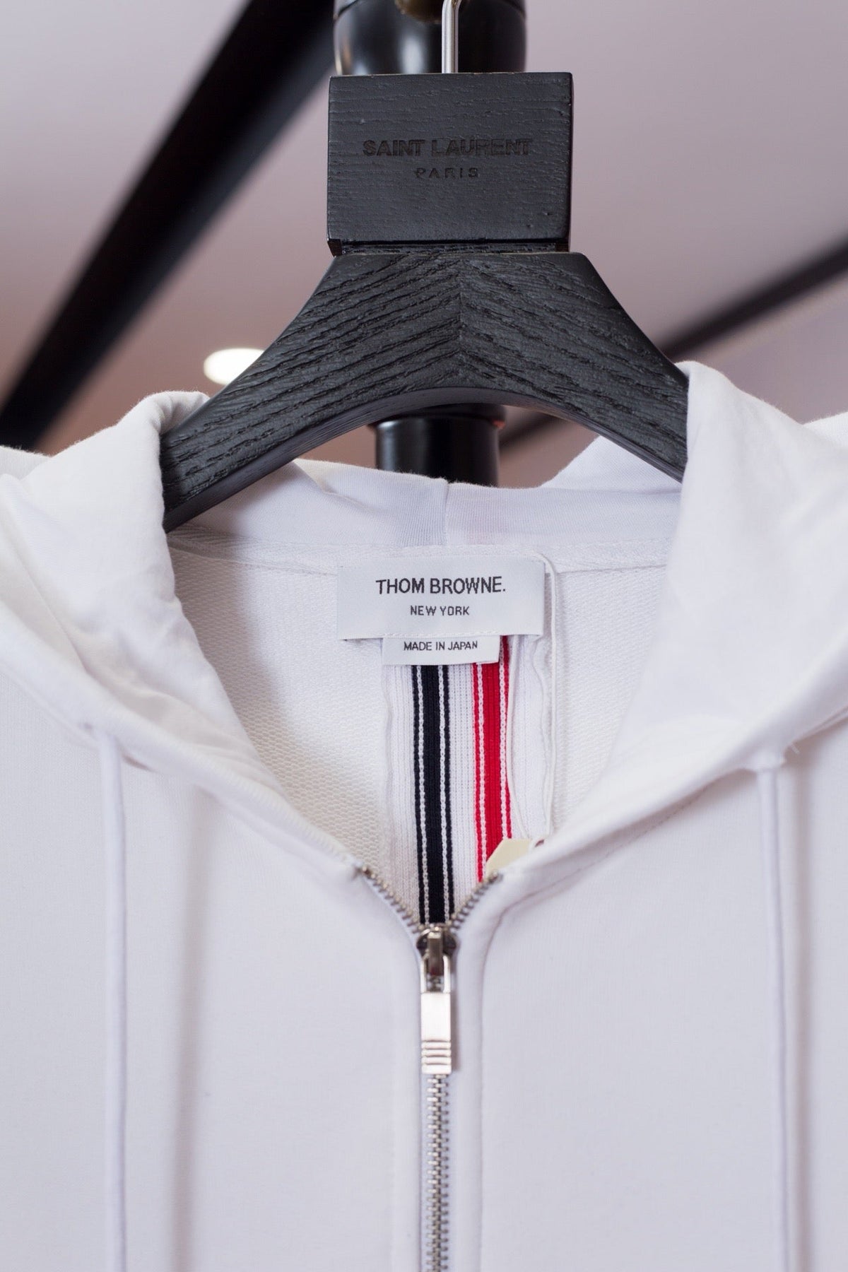 Bule White Hoodie - Men's