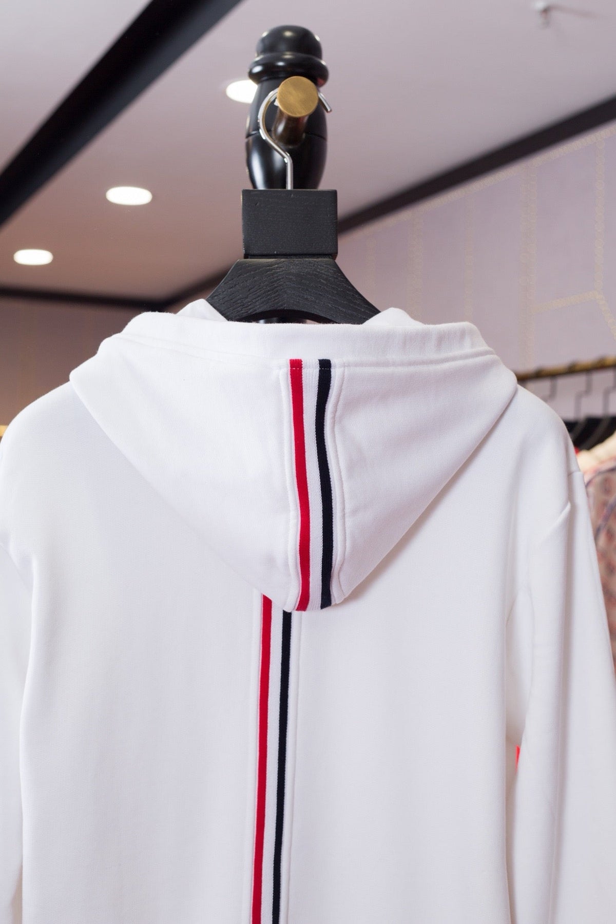 Bule White Hoodie - Men's