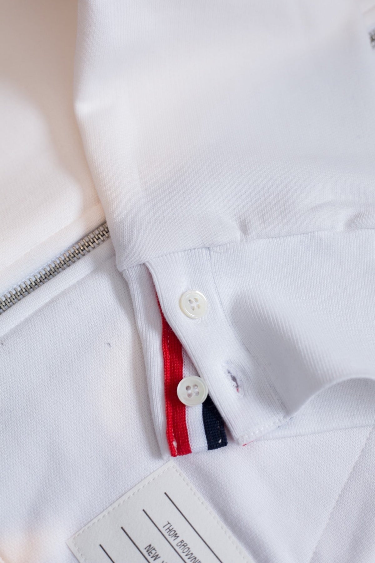 Bule White Hoodie - Men's