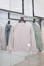 Pink Cotton Plain Crewneck - Men's