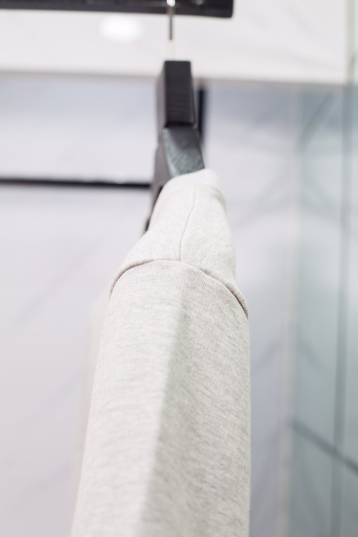 Pink Cotton Plain Crewneck - Men's