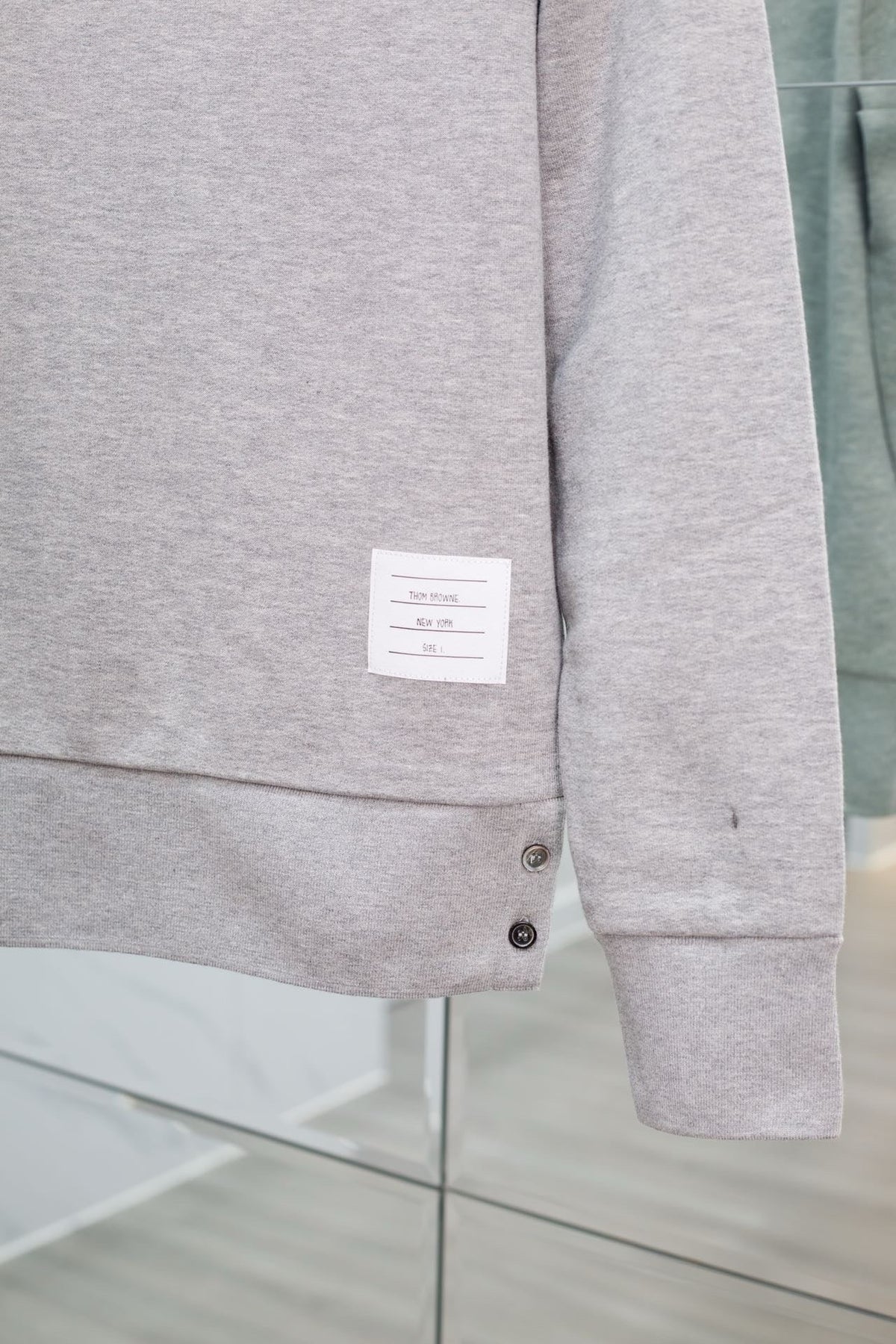 Pink Cotton Plain Crewneck - Men's