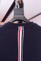 Pink Cotton Plain Crewneck - Men's