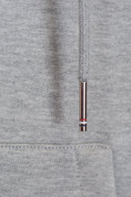 Grey Cotton Bar Stripe Zip-Through - Men's