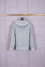 Navy Cotton Bar Stripe Zip-Through - Men's