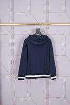 Grey Cotton Plain Zip-Through - Men's
