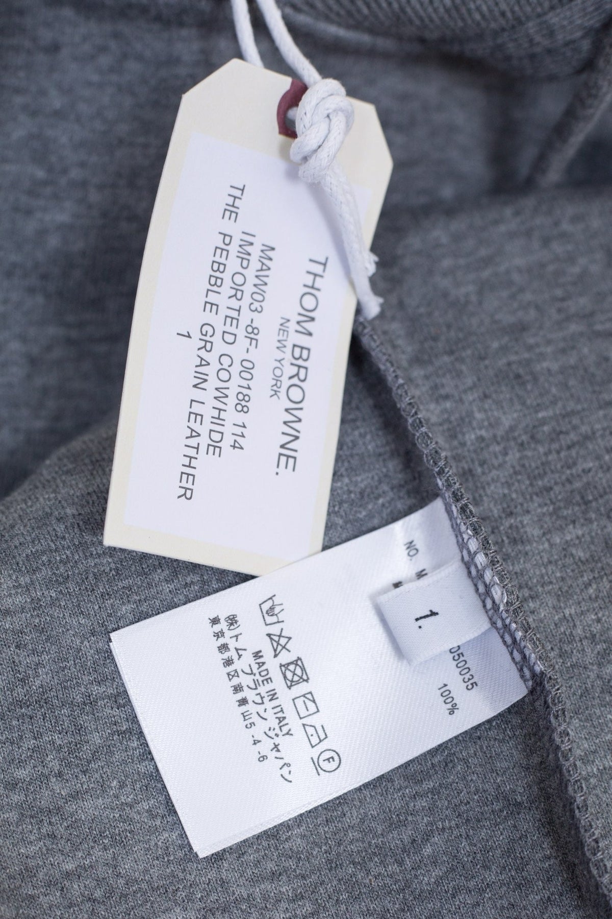 Grey Cotton Bar Stripe Pullover - Men's