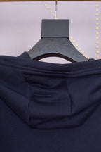 Grey Cotton Bar Stripe Zip-Through - Men's