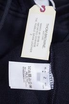 Grey Cotton Bar Stripe Zip-Through - Men's