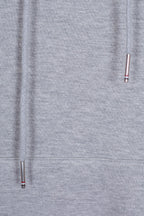 Grey Cotton Bar Stripe Zip-Through - Men's