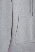 Grey Cotton Bar Stripe Pullover - Men's
