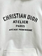 Black Cotton Chest Text Pullover - Men's