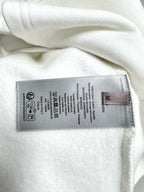 Black Cotton Chest Text Pullover - Men's