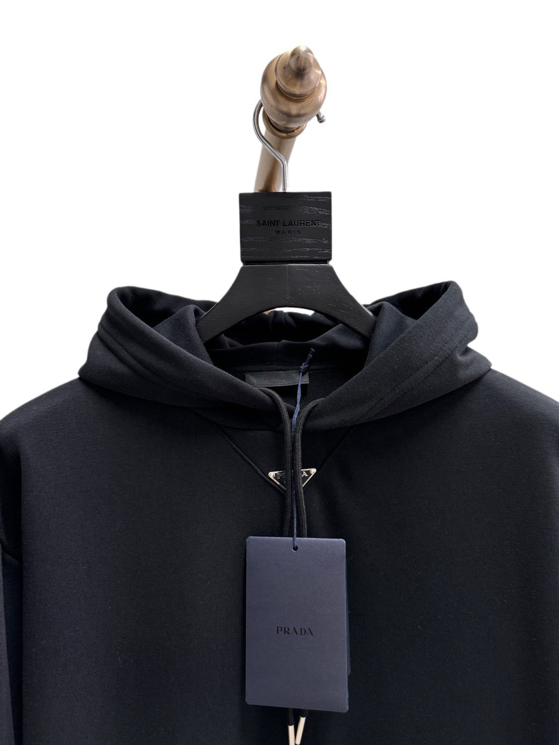Navy Cotton Plain Pullover - Men's