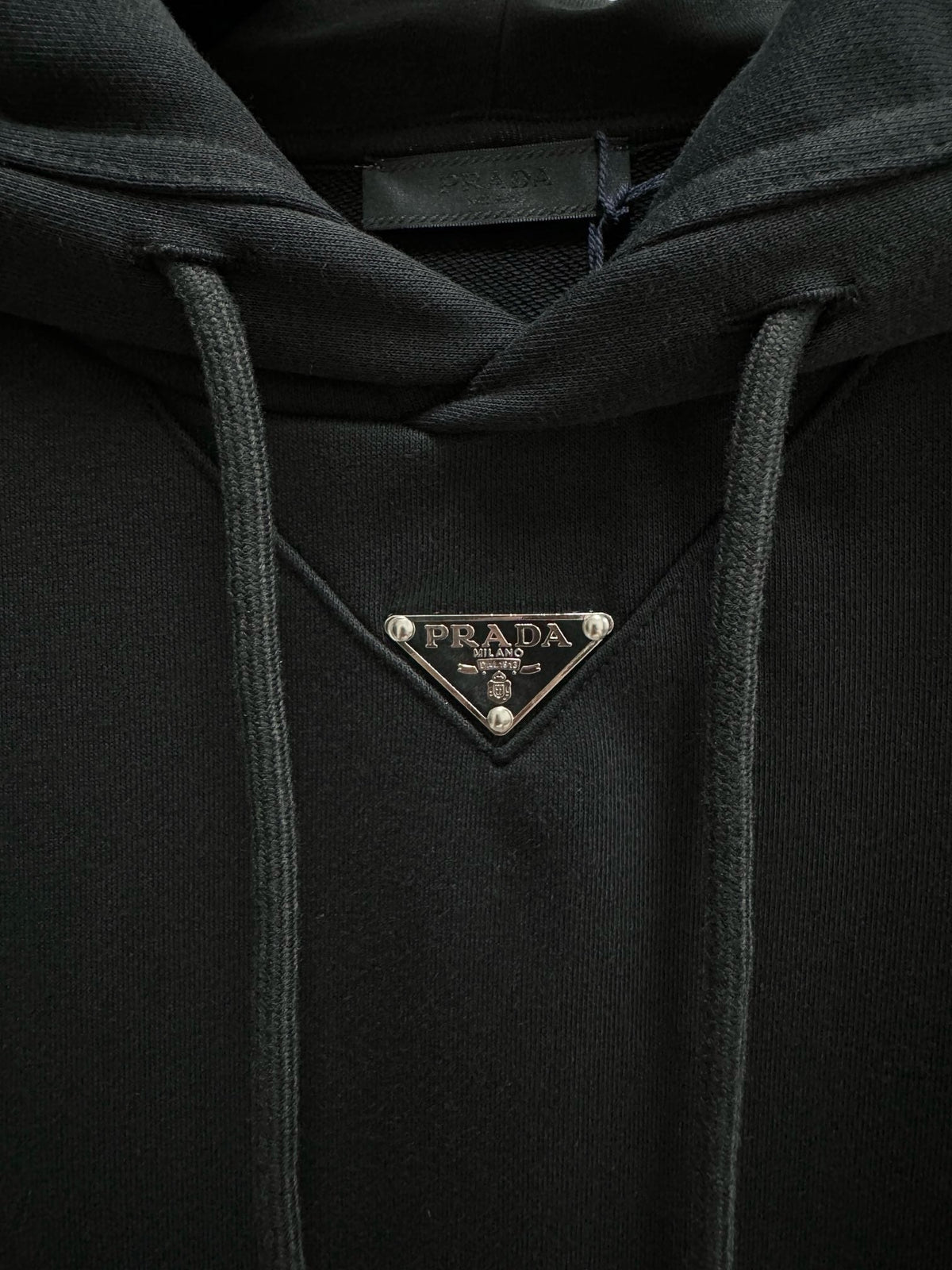 Navy Cotton Plain Pullover - Men's