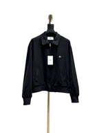 Black Nylon Plain Blouson - Men's