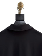 Black Nylon Plain Blouson - Men's