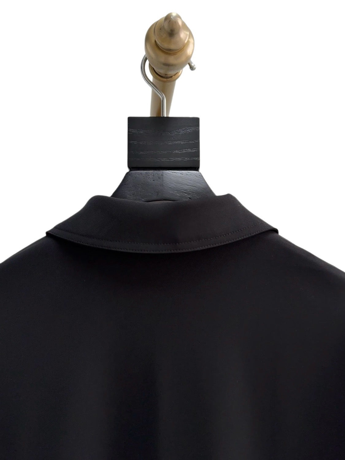 Black Nylon Plain Blouson - Men's