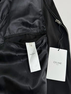 Black Nylon Plain Blouson - Men's