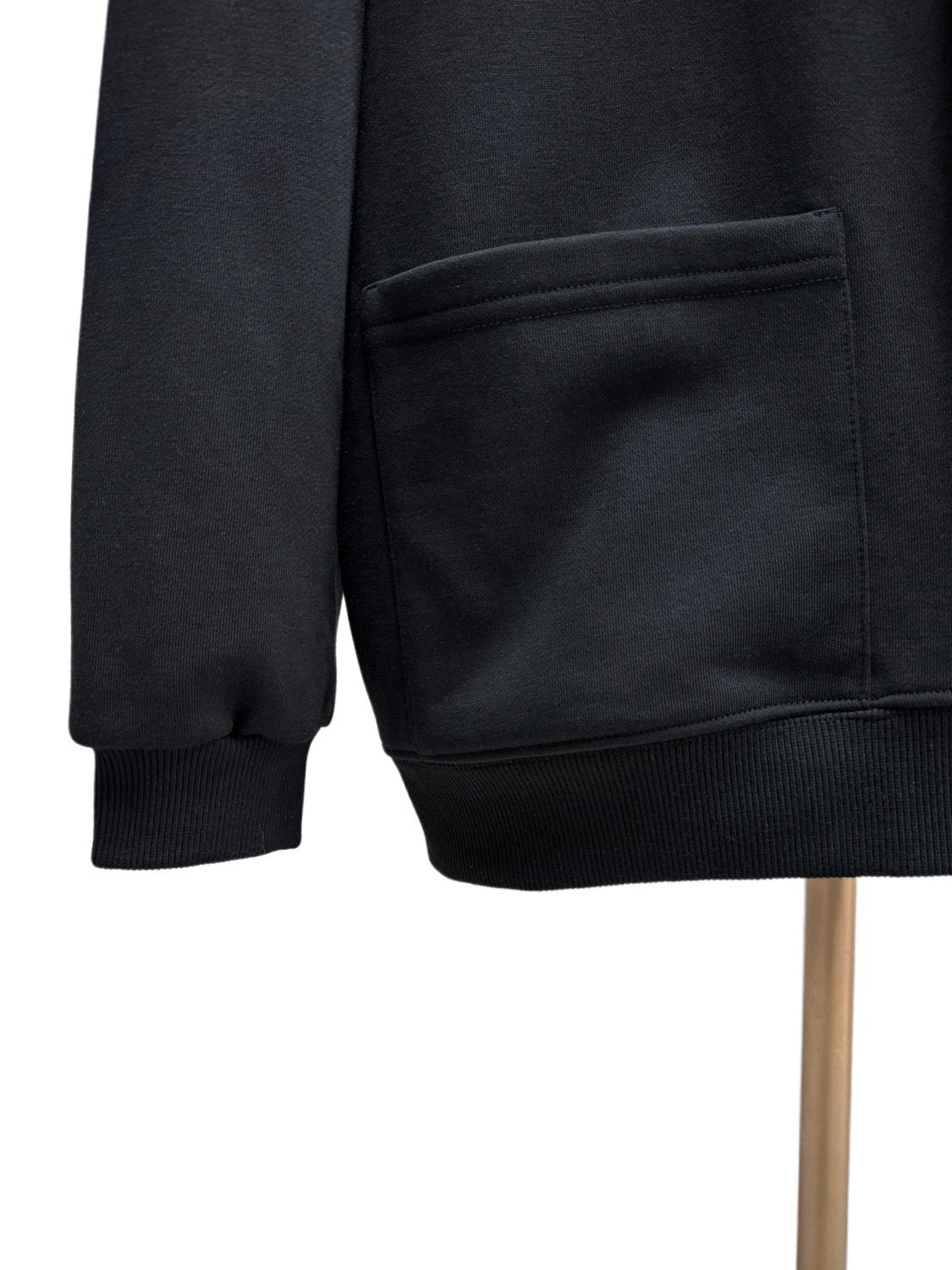 Black Wool V-Neck Cardigan - Men's