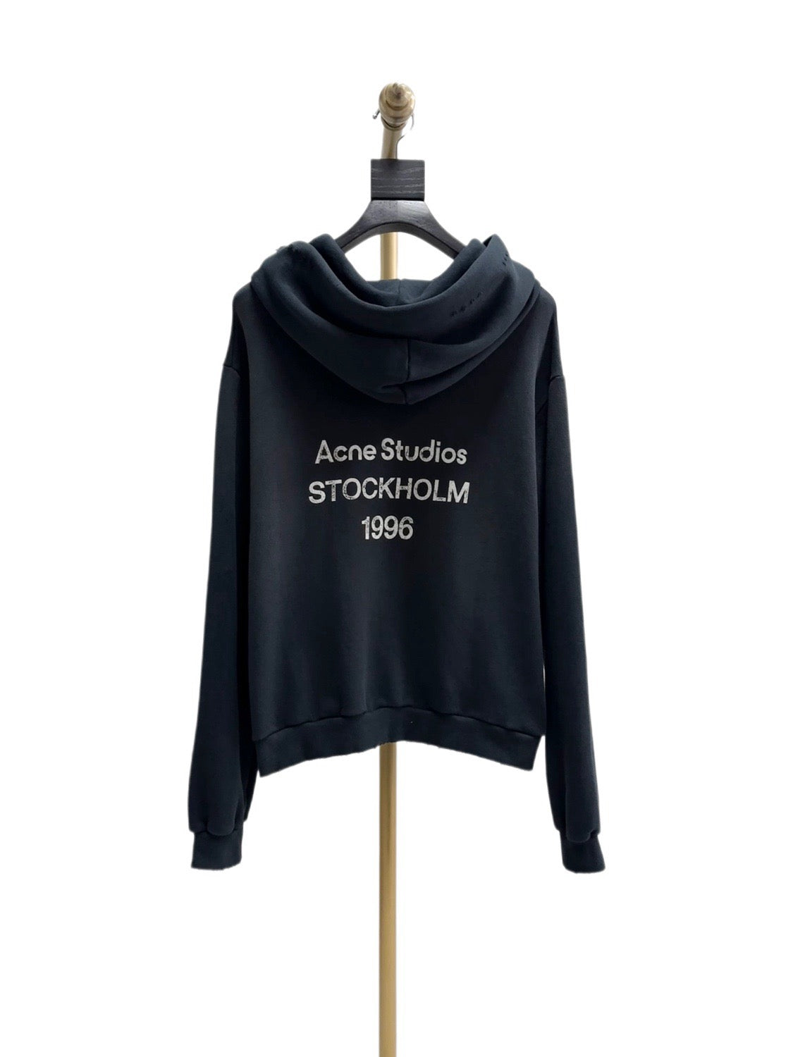 Navy Cotton Plain Pullover - Men's