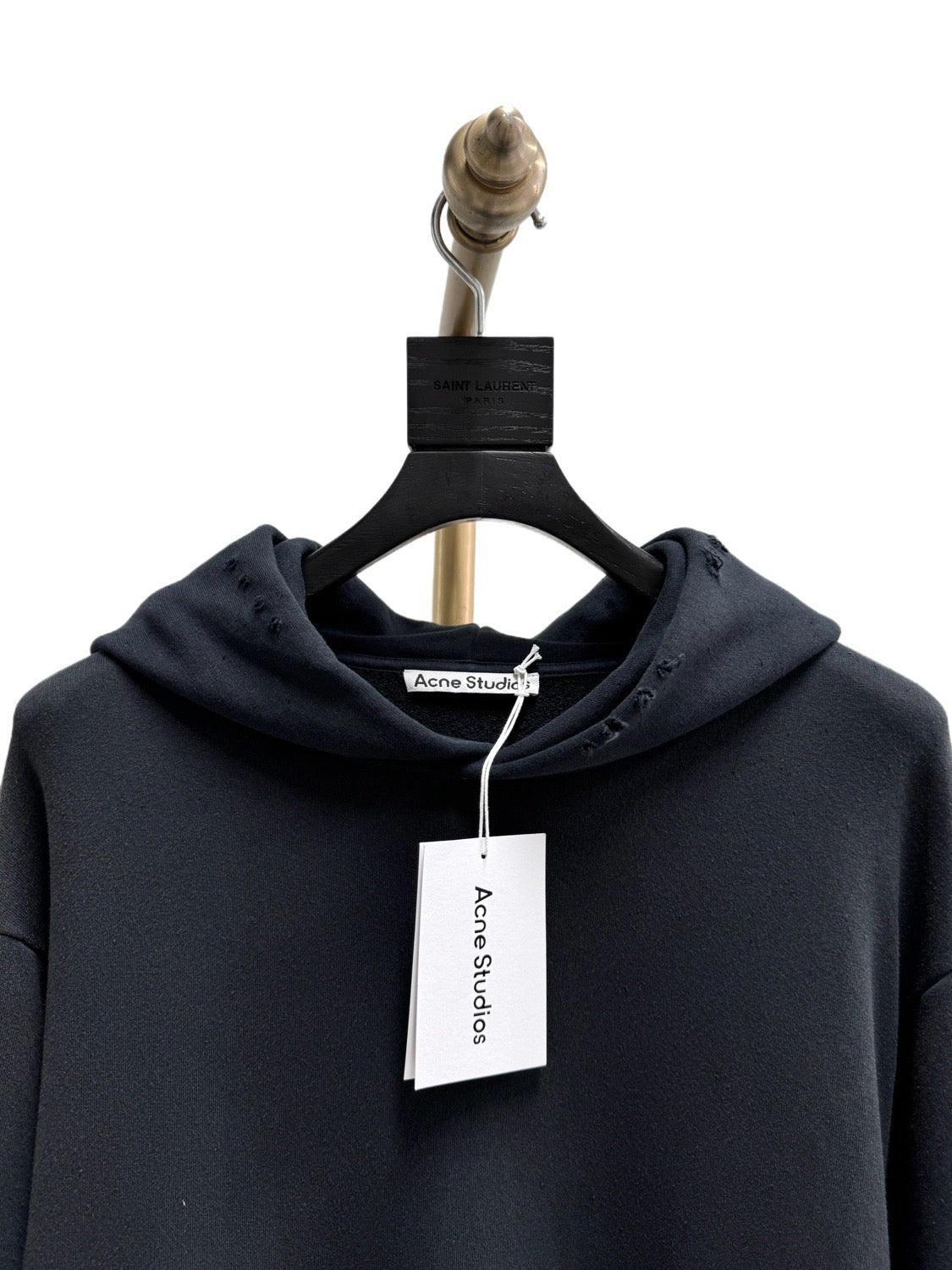 Navy Cotton Plain Pullover - Men's