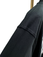 Black Wool Knight Intarsia Crewneck - Men's