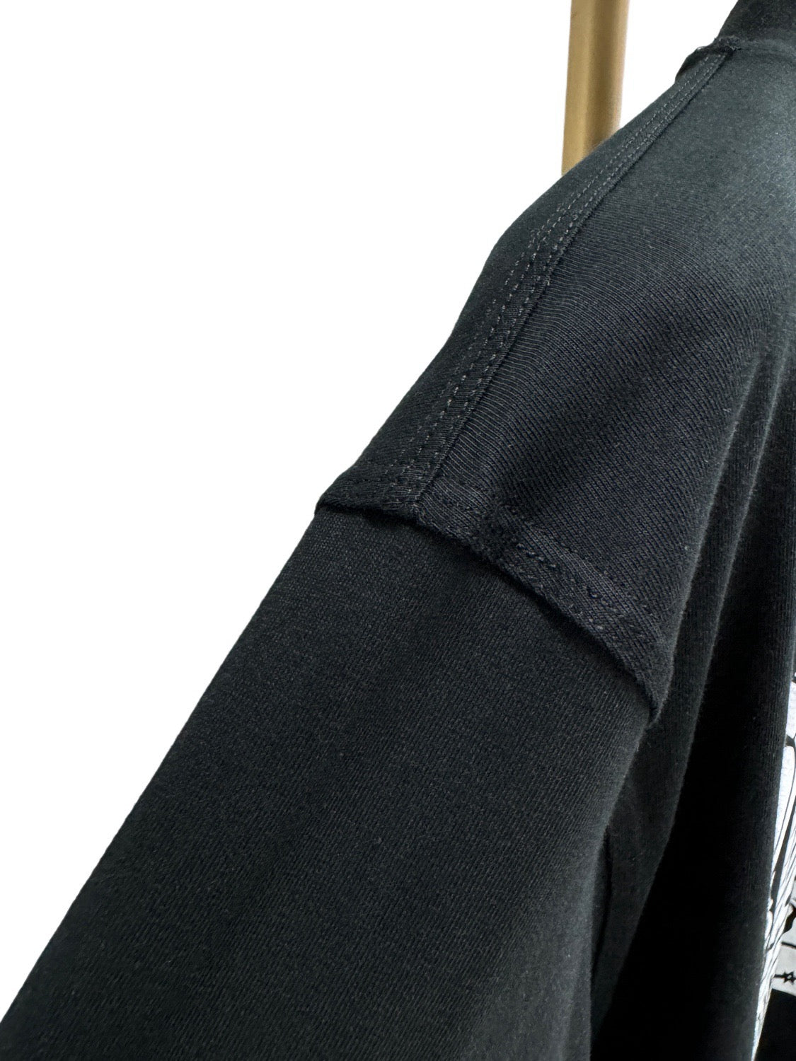 Black Wool Knight Intarsia Crewneck - Men's