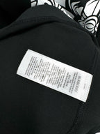 Black Wool Knight Intarsia Crewneck - Men's
