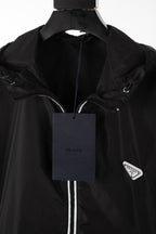 Black Nylon Logo Blouson - Men's