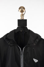 Black Nylon Logo Blouson - Men's