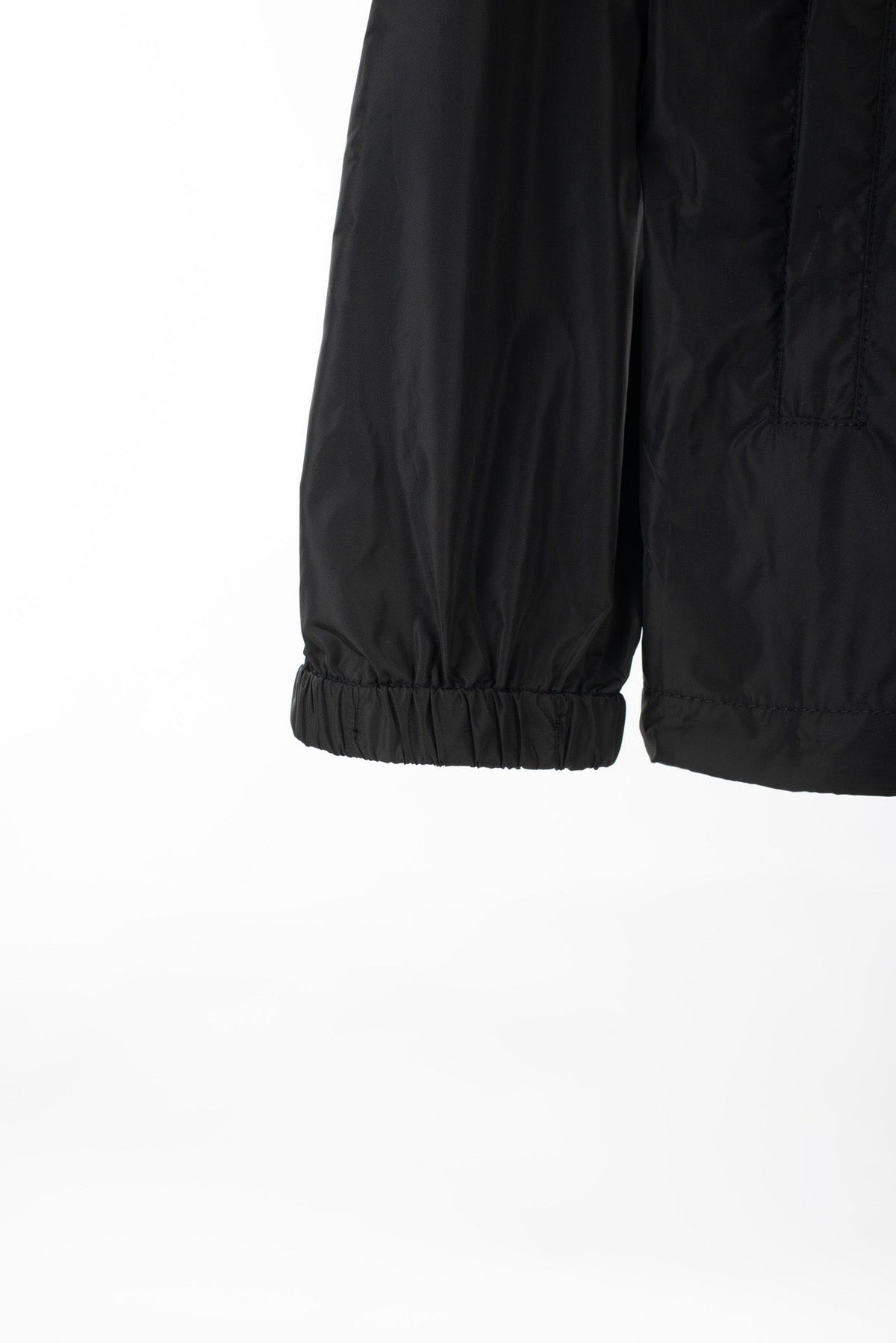 Black Nylon Logo Blouson - Men's