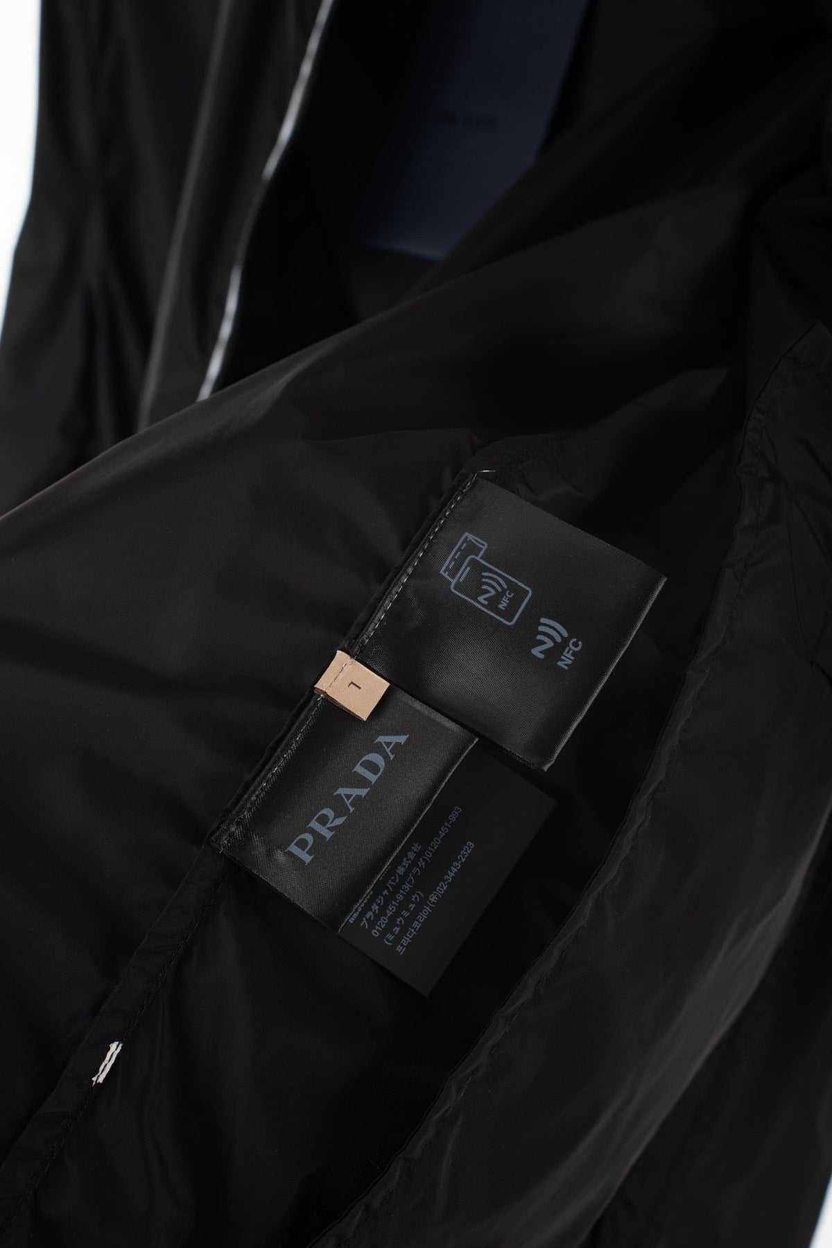 Black Nylon Logo Blouson - Men's