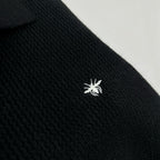 Grey Knit Plain Long-Sleeve - Men's