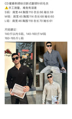 Grey Knit Plain Long-Sleeve - Men's