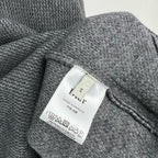 Grey Knit Plain Long-Sleeve - Men's