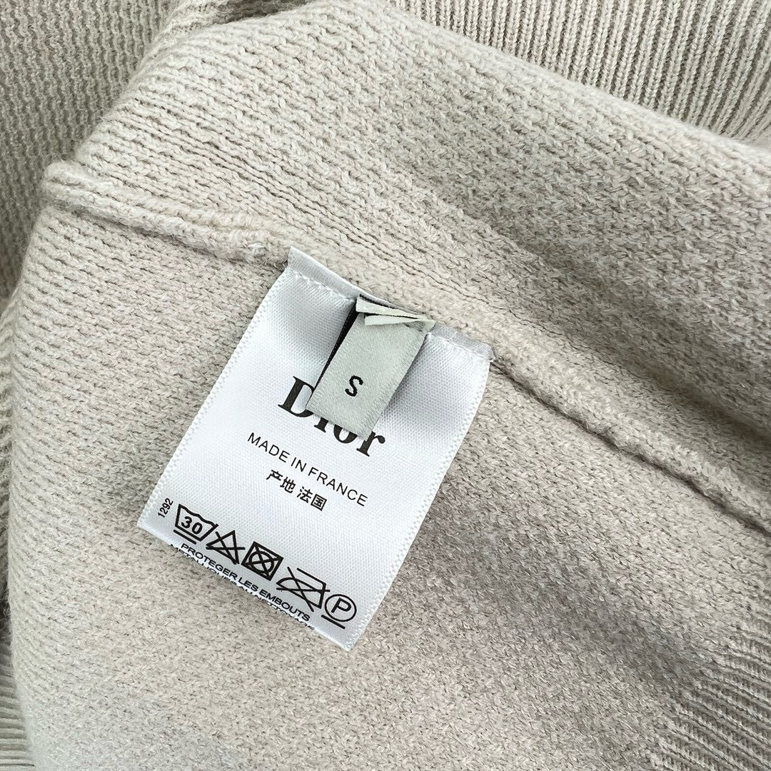 Grey Knit Plain Long-Sleeve - Men's