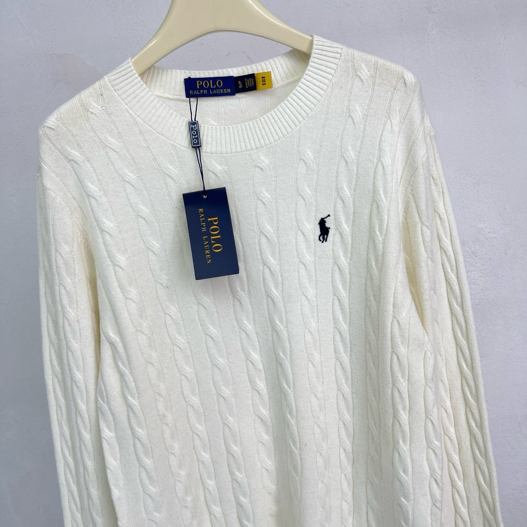 White and Grey Sweater - Men's