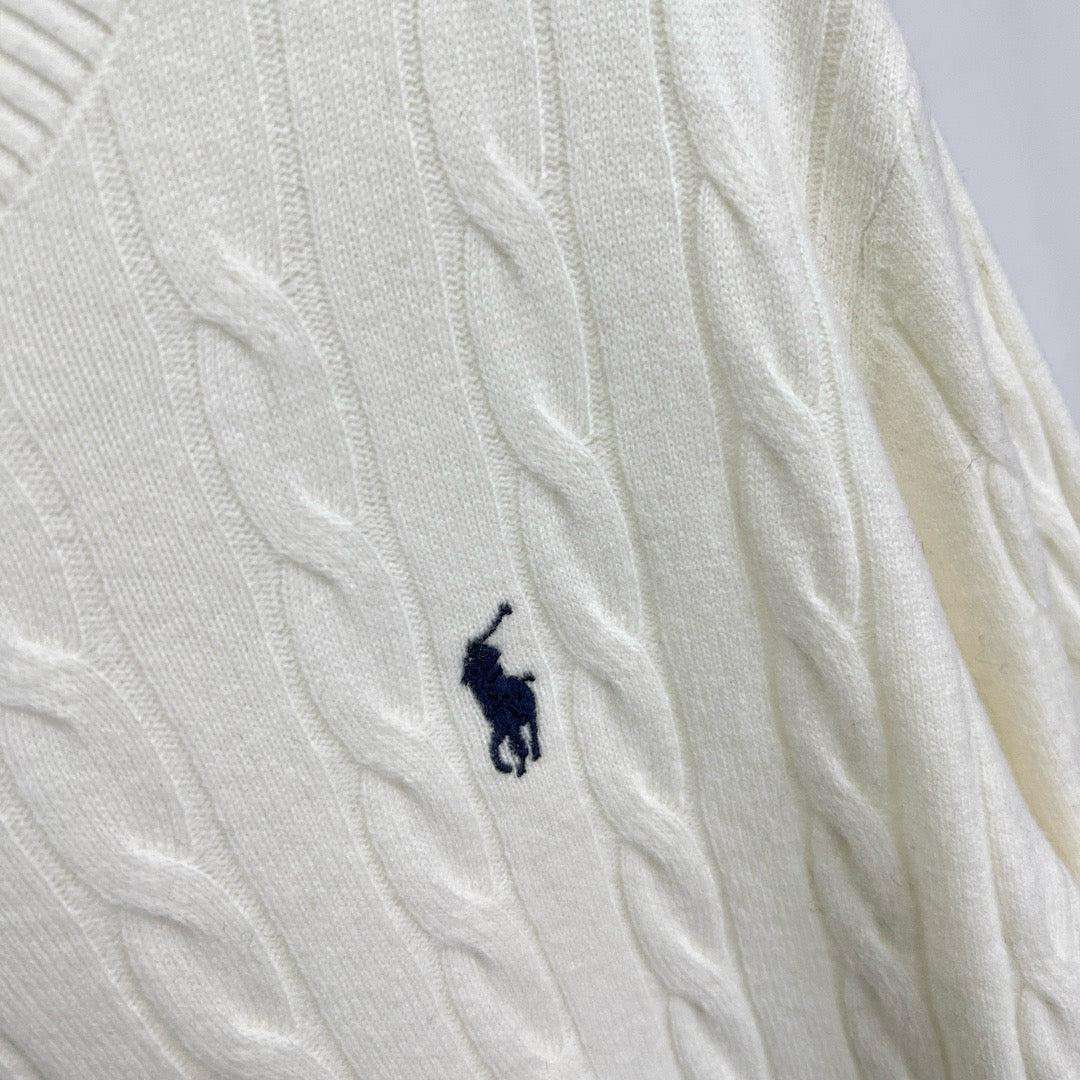 White and Grey Sweater - Men's