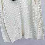 White and Grey Sweater - Men's