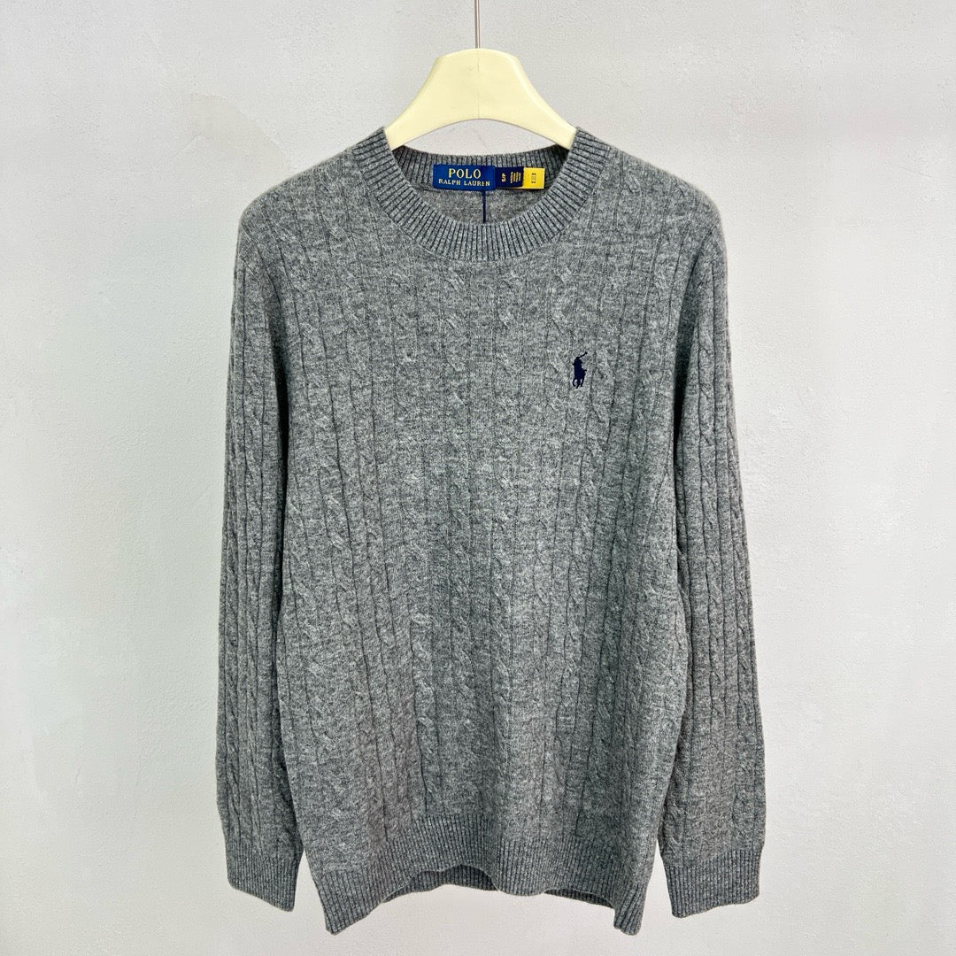 White and Grey Sweater - Men's